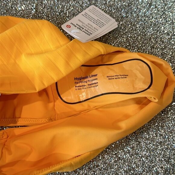 Lululemon Ribbed High-Waist Skimpy-Fit Swim Bottom Mango Dream size 4 NWT 🏝️ - Picture 10 of 10